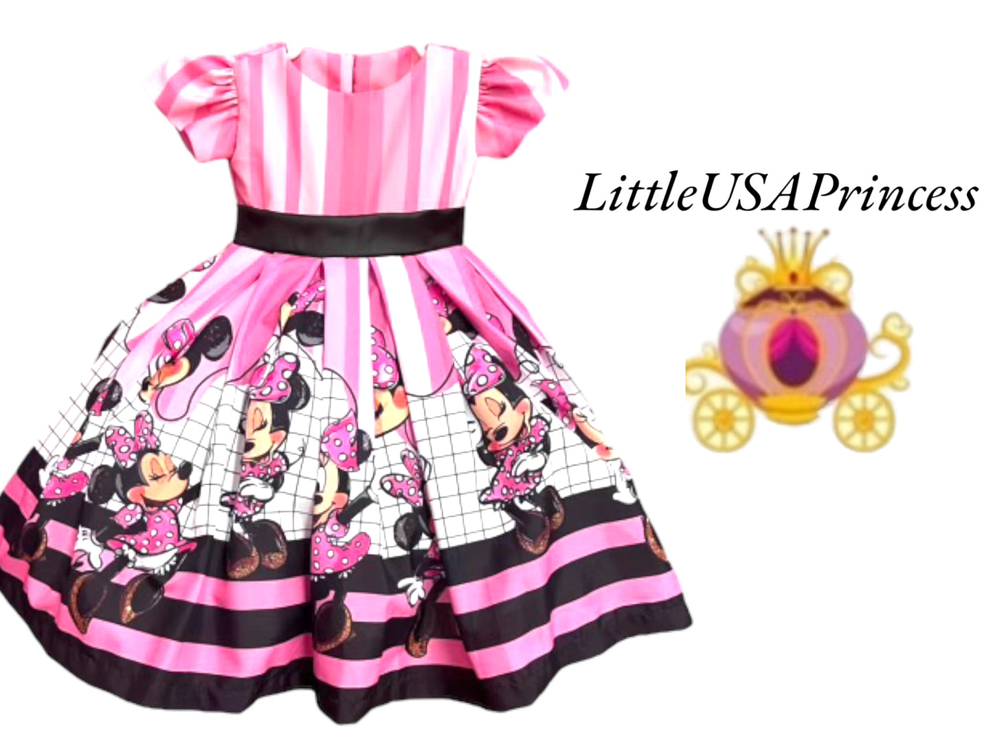 Pink Minnie Princess Dresses