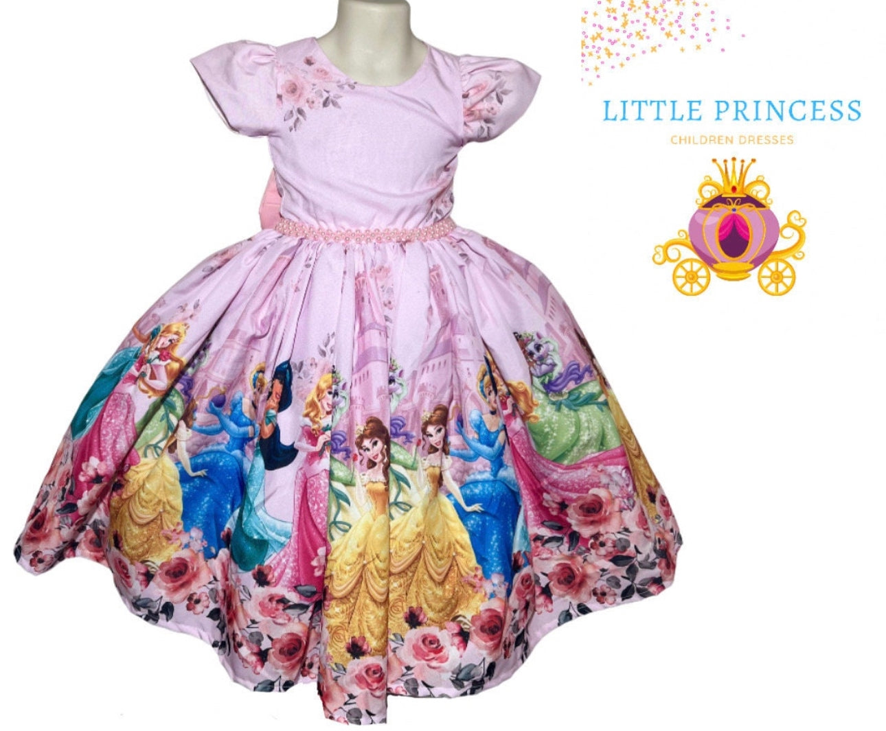 Pink princess Disney dress