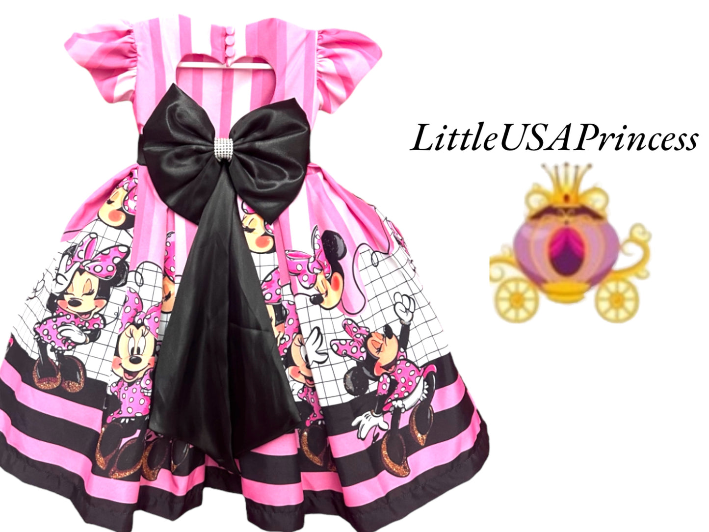 Pink Minnie Princess Dresses