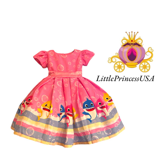 Baby shark princess Dress
